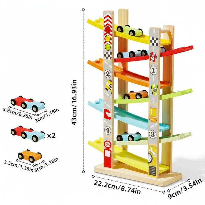 Traseu tobogan cu mașinuțe [2]