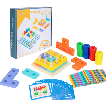 Noutăți - Joc educativ 3 în 1