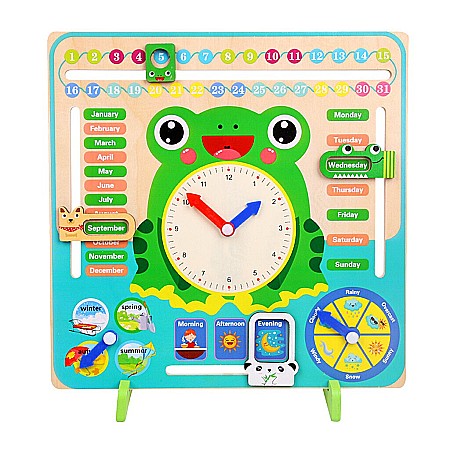 Jucării educative - Ceas calendar multifuncțional