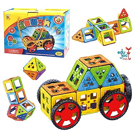 3-4 ani - Constructor magnetic, 68 piese