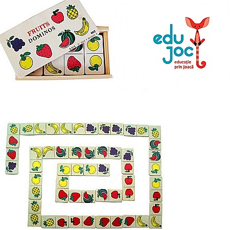 Jucării educative - Domino fructe