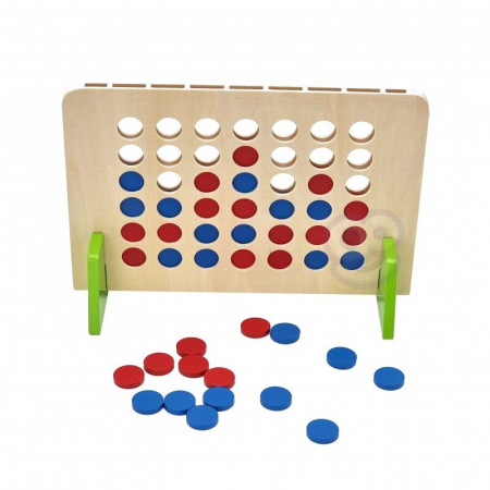 Деревянная игра-головоломка 4 в ряд [3]