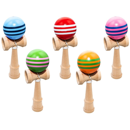Noutăți - Jucarie Kendama din lemn 18 cm