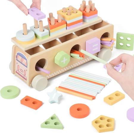 Многофункциональная игрушка на колёсах