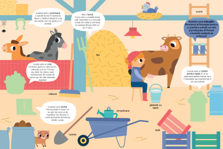 La fermă. Învățăm și ne distrăm cu ajutorul autocolantelor [1]