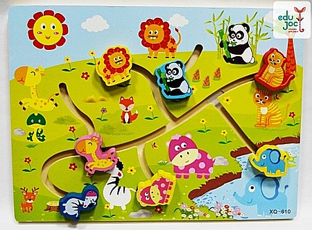 Puzzle - Labirint 3D animale