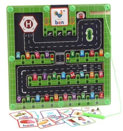 Labirint Magnetic - Parcare cu litere [3]