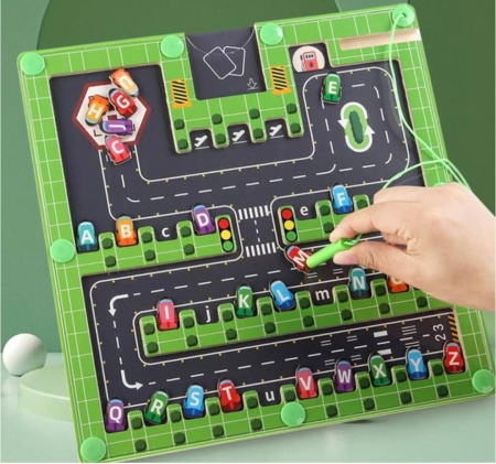 Labirint Magnetic - Parcare cu litere [2]