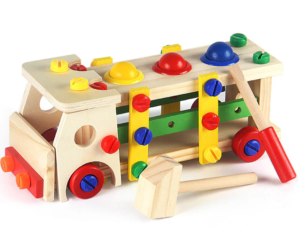 Masina cu scule si bile