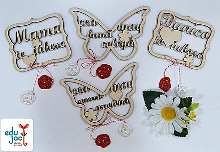 Fabricat în Moldova - Mesaj cu Martisor (natur)