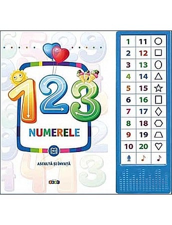Cărți - Numerele - Carte cu sunete