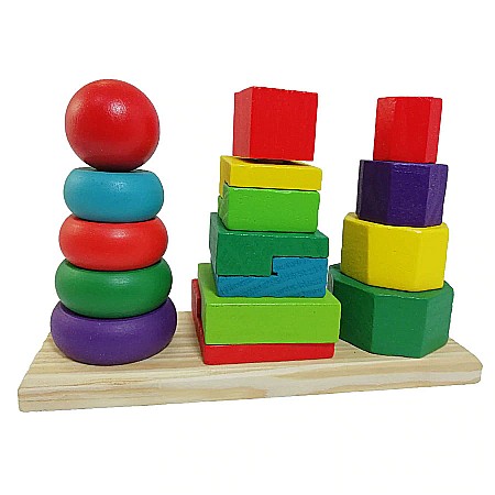 1-2 ani - Piramida Montessori 3 in 1