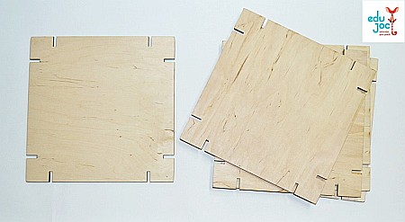 Fabricat în Moldova - Placa patrat - constructor Kubi