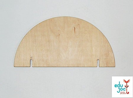 Fabricat în Moldova - Placa semicerc - constructor Kubi