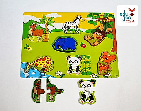 Puzzle 3D animale salbatice 2 piese [1]