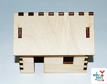 Fabricat în Moldova - Puzzle 3D casuta