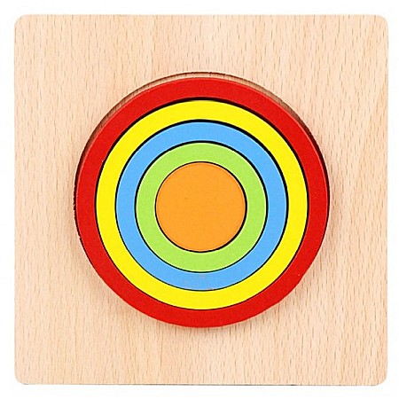 1-2 ani - Puzzle Forme – Curcubeu