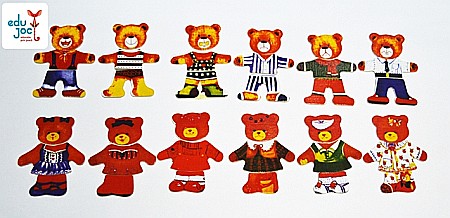 Puzzle garderoba familiei de ursi - 4 [3]