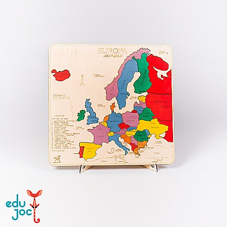 Fabricat în Moldova - Puzzle Harta Europei