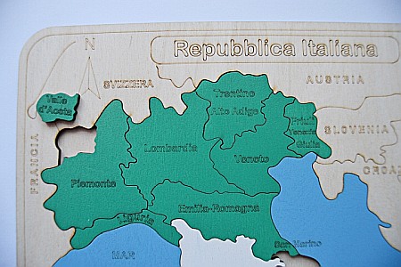 Puzzle Harta Italiei [1]