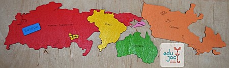 Puzzle Harta Lumii in egleza [1]