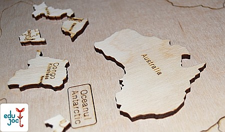 Puzzle Harta Lumii natur [1]