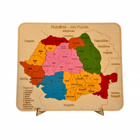 Fabricat în Moldova - România - Joc puzzle