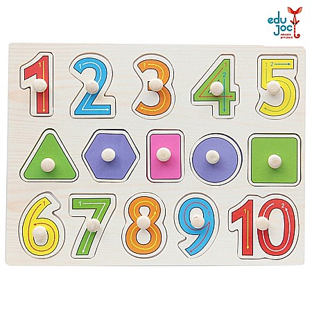 Puzzle - Puzzle incastru cu forme si cifre