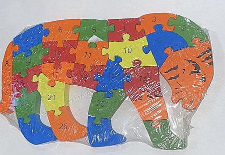 Puzzle Litere şi Cifre [7]