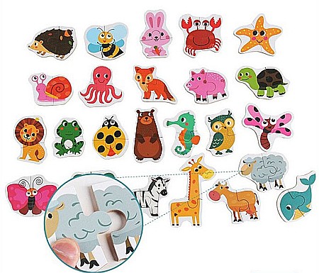 Set puzzle din 2 piese [8]