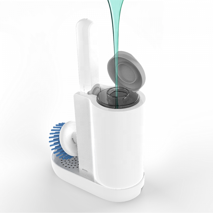 3 in 1: dispenser, perie de spalat vase si rezervor de detergent [4]