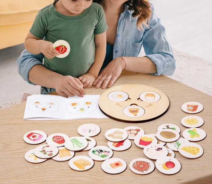 Joc educativ din lemn, Ciclul  si evolutia vietii Decomposing Games", Montessori, 30 piese, lemn, 3 ani+, EduJucarii [4]