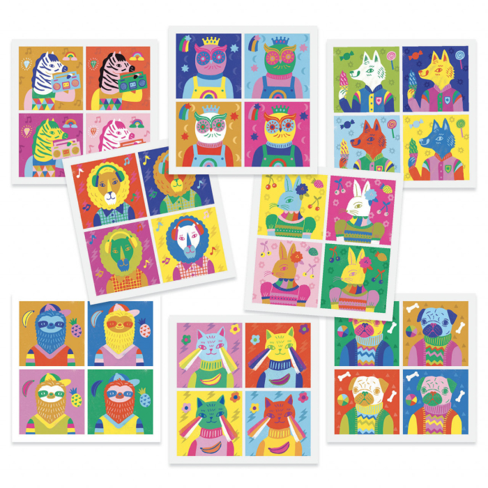 Atelier colaj Pop Art Inspired by Andy Warhol, Djeco [4]