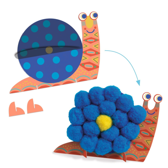 Atelier creativ Animale pufoase,Djeco [7]