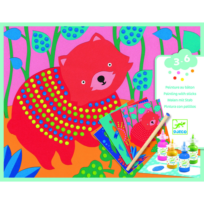 Atelier creativ cu buline Pointillisme, Djeco [2]