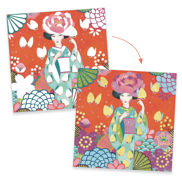 Atelier creativ cu sclipici Daydream, Djeco [7]