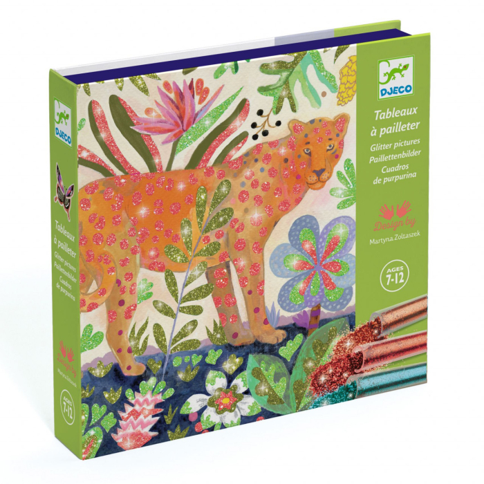 Atelier creativ cu sclipici Tropico, Djeco [2]