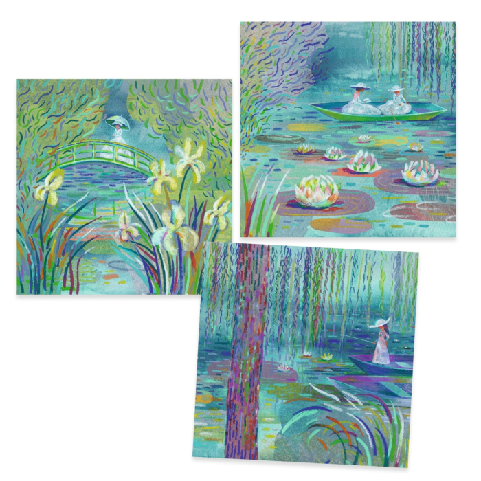 Atelier creativ Lacul cu nuferi Inspired by Monet, Djeco [5]
