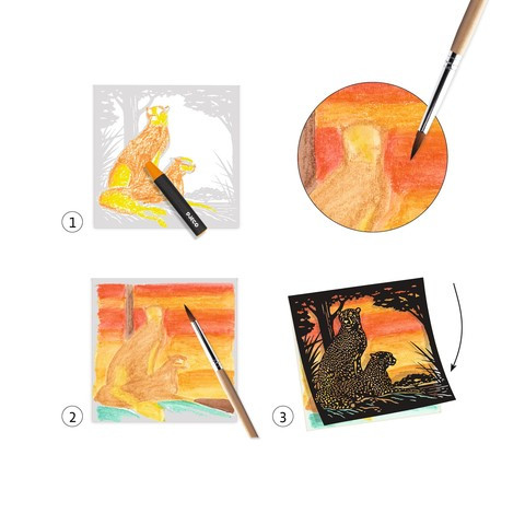 Atelier creativ Lumina din fundal, Djeco [7]