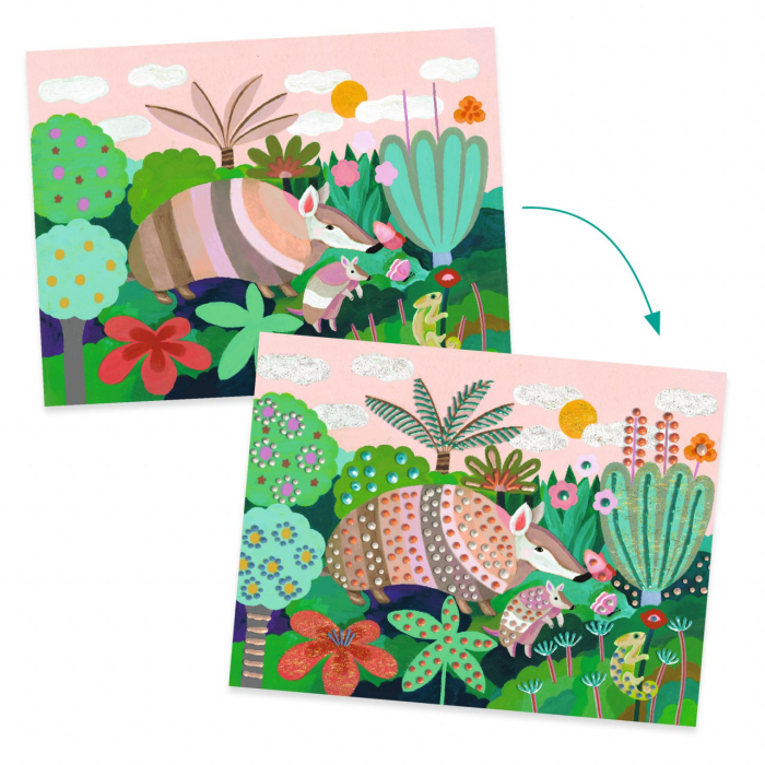 Atelier de pictura Padurea tropicala, Djeco [9]
