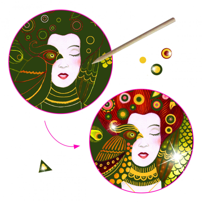 Atelier de razuit Art Nouveau Inspired by Gustave Klimt, Djeco [6]
