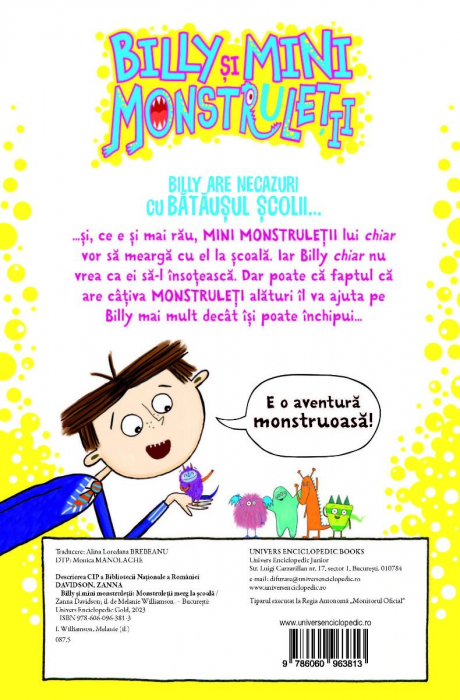Billy si mini monstruletii: Monstruletii merg la scoala (Usborne), Usborne Books [8]