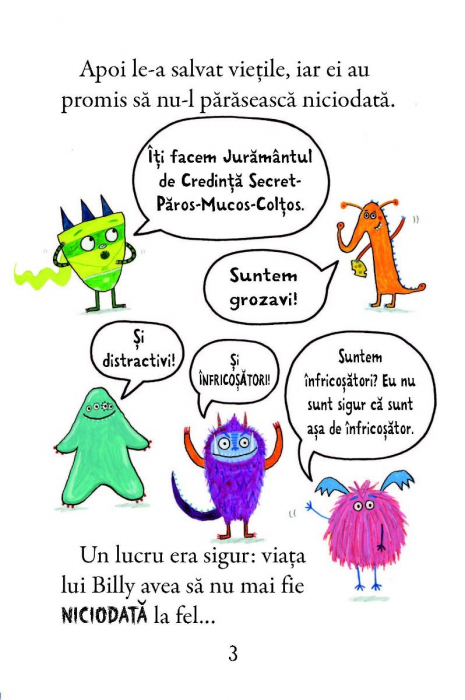 Billy si mini monstruletii: Monstruletii merg la scoala (Usborne), Usborne Books [3]