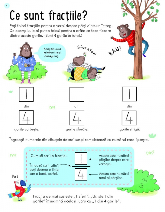 Caiete de activitati. Fractiile 7-8 ani (Usborne) [2]
