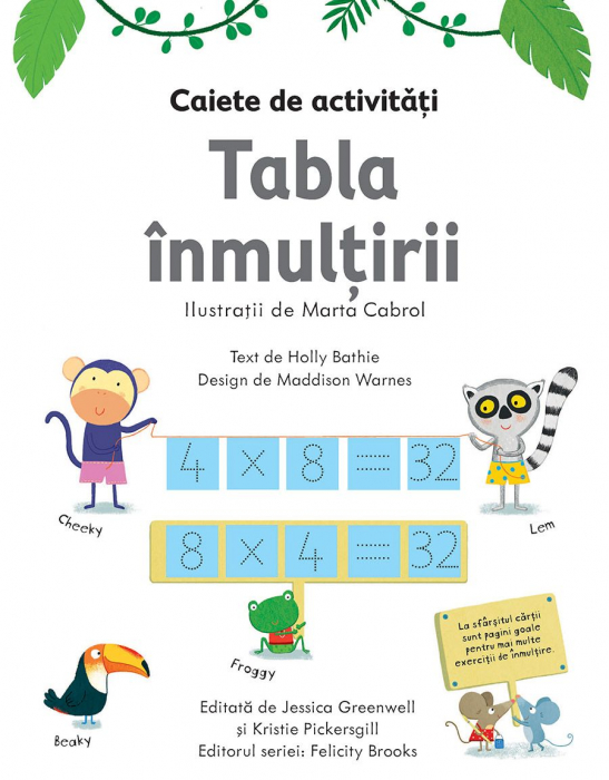 Caiete de activitati. Tabla inmultirii 6-7 ani (Usborne) [4]