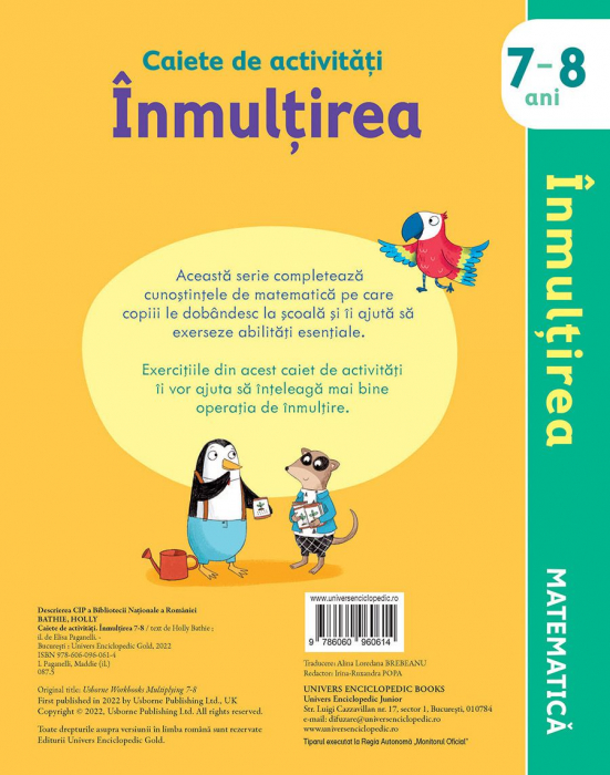 Caiete de activitati. Inmultirea 7-8 ani (Usborne) [6]