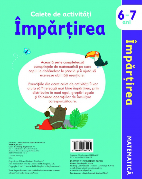 Caiete de activitati. Impartirea 6-7 ani (Usborne) [6]