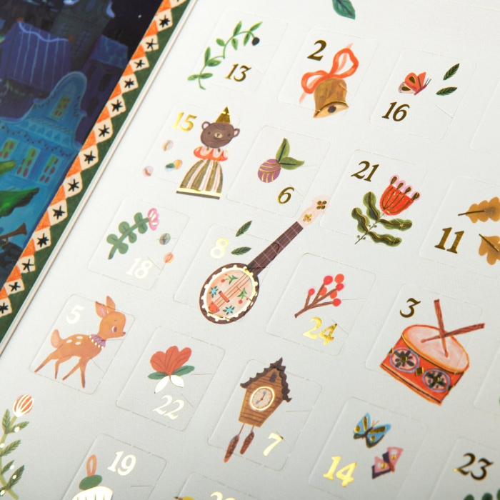 Calendar de Advent Lanterna si 23 de discuri cu povesti Minouchkas Moulin Roty [3]