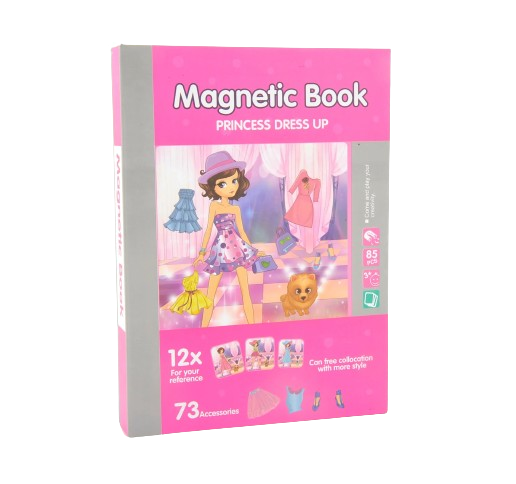 Carte magnetica Puzzle Imbraca Printesa, 85 piese, + 3 ani [2]