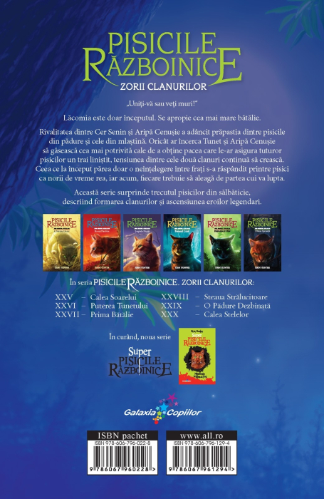 Cartea 27 Pisicile Războinice. Zorii clanurilor Prima Bătălie [2]